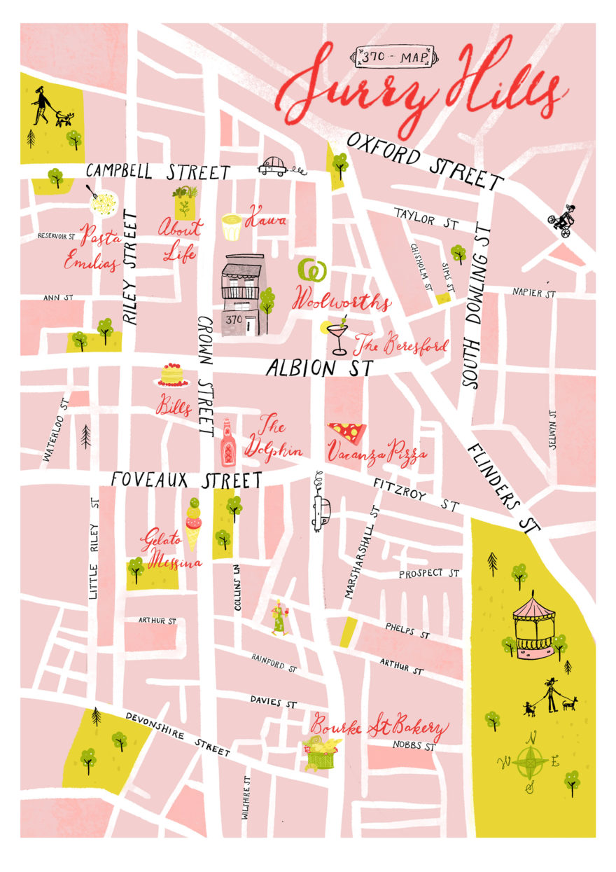 Surry Hills Map